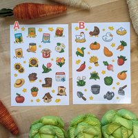 Farmer's Inventory Sticker Sheets - Waterproof Vinyl Stickers